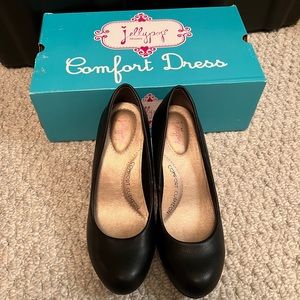 Jellypop Comfort Dress Black Heels